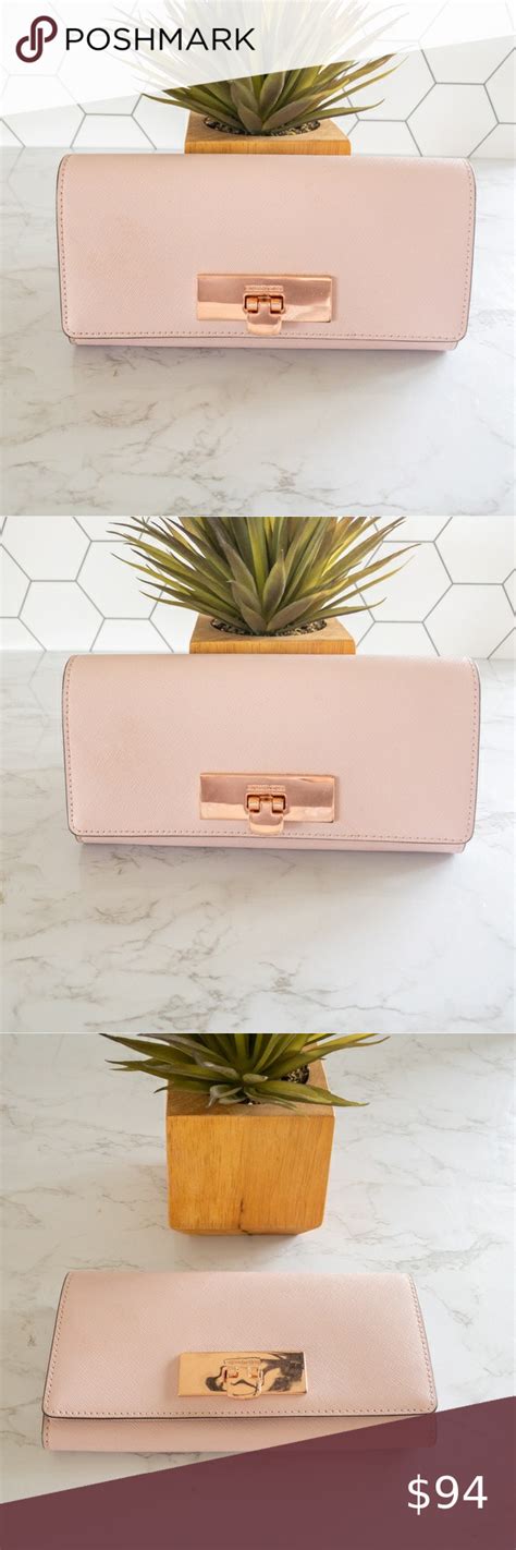 michael kors pink callie carryall wallet|pink wallet Michael Kors.